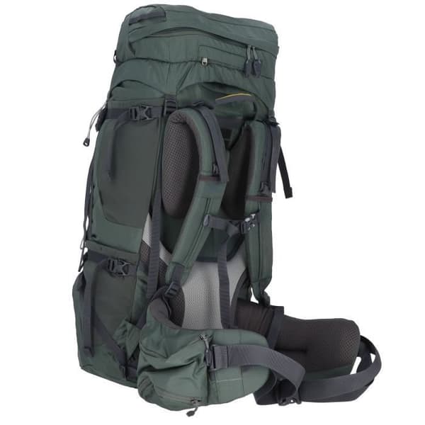 Jack Wolfskin Denali 65+10 vandringsryggsäck - Grön - 78 cm - Hög kvalitet och robust