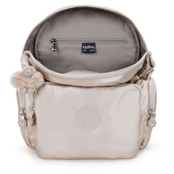 Kipling City Zip S 13l Ryggsäck Beige