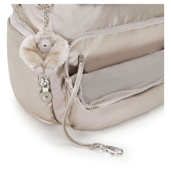 Kipling City Zip S 13l Ryggsäck Beige