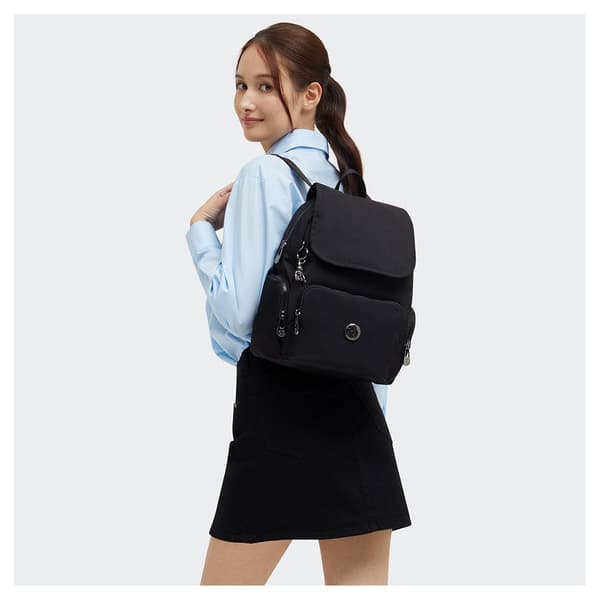 Kipling City Zip S 13l Ryggsäck Svart