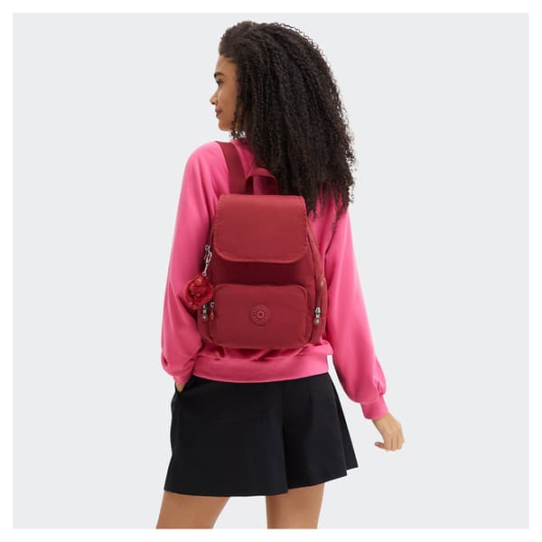 Kipling City Zip S 13l Rygsæk Rød