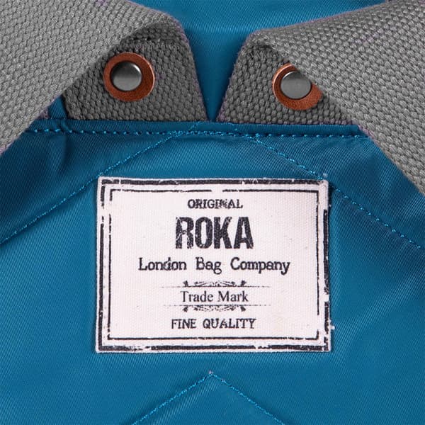 Roka London Bantry B Recycled Canvas Rygsæk Blå M