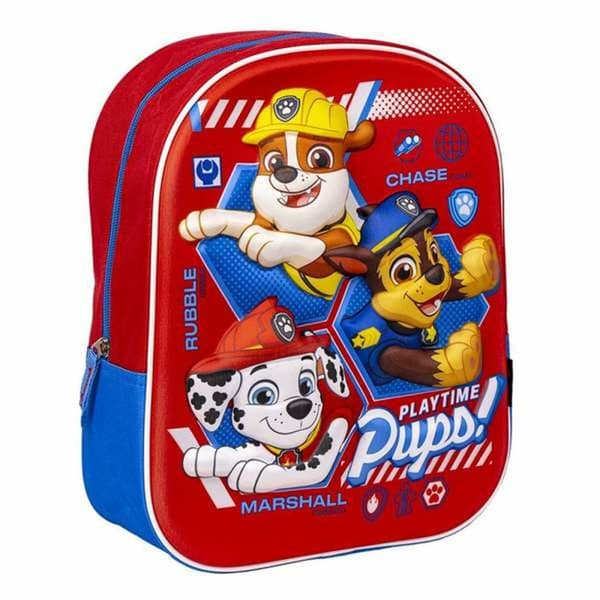 Koululaukku The Paw Patrol Punainen 25 x 31 x 10 cm