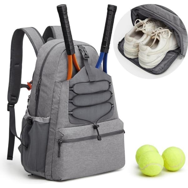 INF Rymlig Tennisväska med Skofack