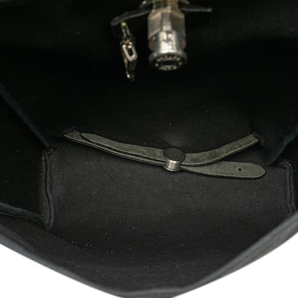 Pre-owned Hermès Toile Herbag GM Backpack Black