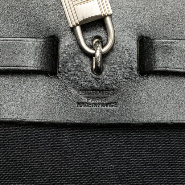 Pre-owned Hermès Toile Herbag GM Backpack Black