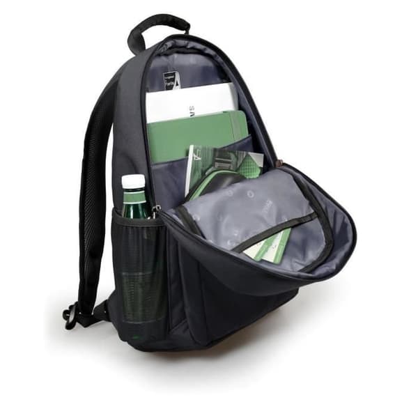 Ryggsäck - Port Designs - 135174 - Svart - r-PET - Avslappnad - 13" till 14"