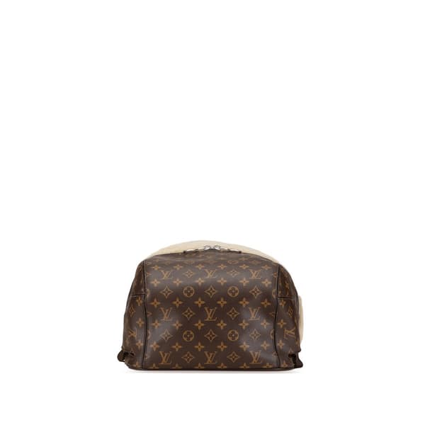Pre-owned Louis Vuitton Marc Newson Monogram Shearling Backpack Brown