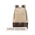 Miniatyrbilde 8 av 8: Pre-owned Louis Vuitton Marc Newson Monogram Shearling Backpack Brown