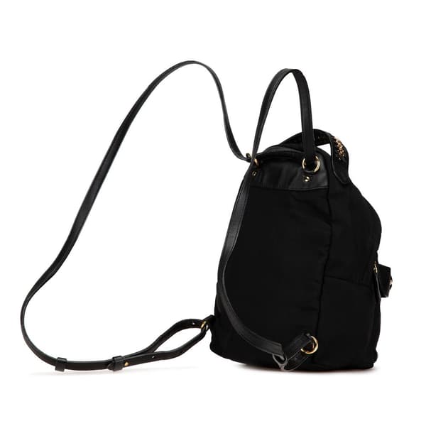Pre-owned Stella McCartney Mini Falabella Go Backpack Black