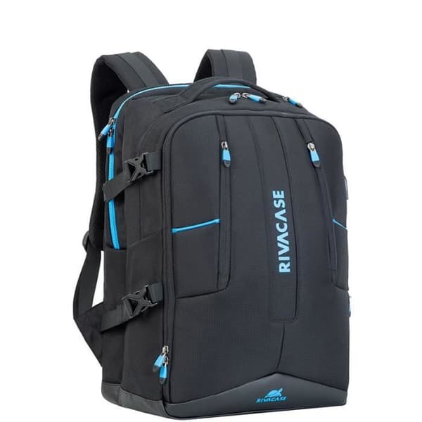 Rivacase 7860, Ryggsäcksfodral, 43,9 cm (17,3"), Axelrem, 1,25 kg, Svart, Blå