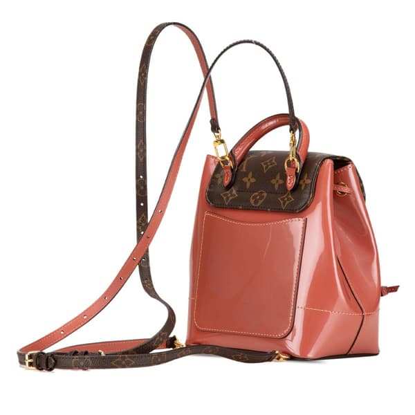 Pre-owned Louis Vuitton Monogram Vernis Hot Springs Pink