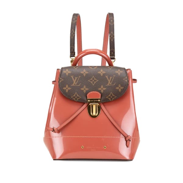 Pre-owned Louis Vuitton Monogram Vernis Hot Springs Pink