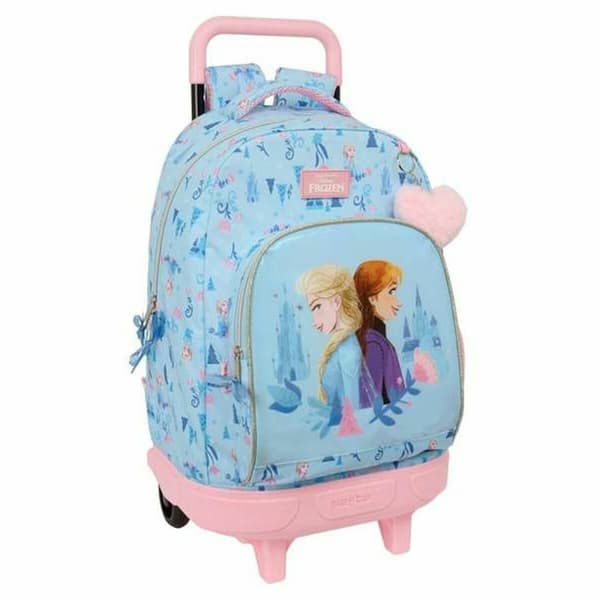 Skolväska med hjul Frozen Ice magic Blå 33 x 45 x 22 cm