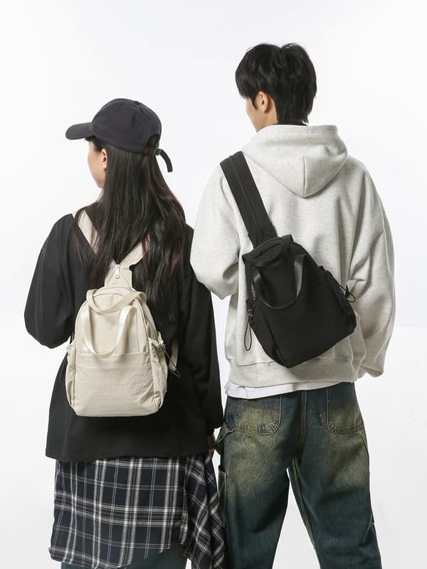 INF Konvertibel ryggsäck: 3-i-1 Sling, Crossbody & Axelremsväska