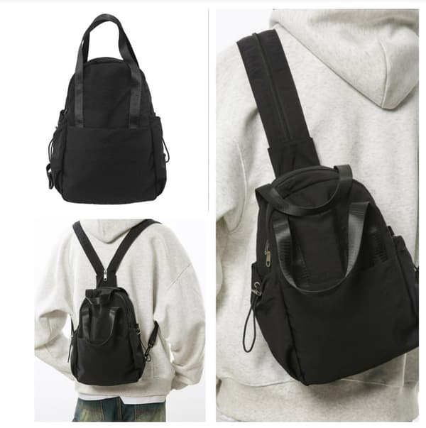 INF Konvertibel ryggsäck: 3-i-1 Sling, Crossbody & Axelremsväska
