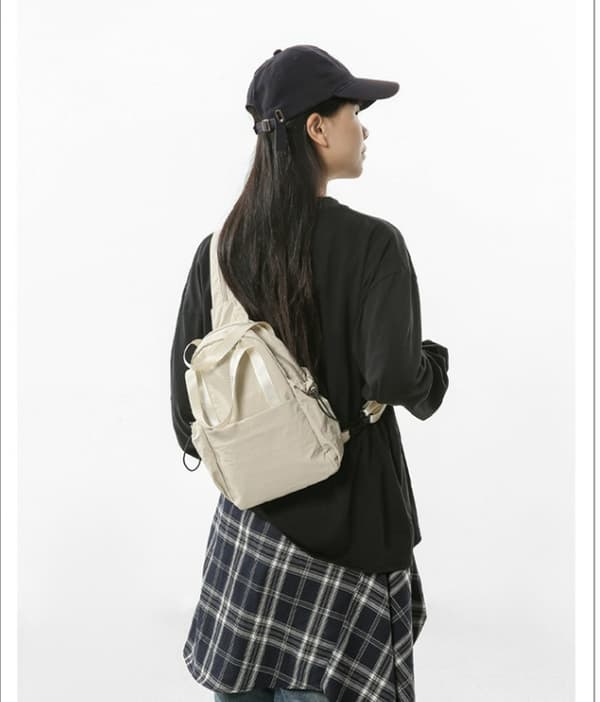 INF Konvertibel ryggsäck: 3-i-1 Sling, Crossbody & Axelremsväska