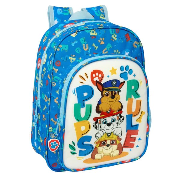 Skolryggsäck The Paw Patrol Pups rule Blå 26 x 34 x 11 cm