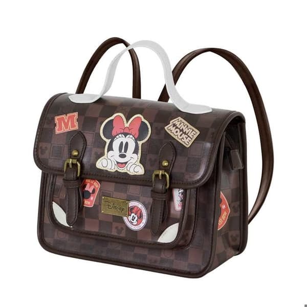 Sac Satchel - Disney - Minnie Mouse Journey - Brun - Taille Unique - Polyester