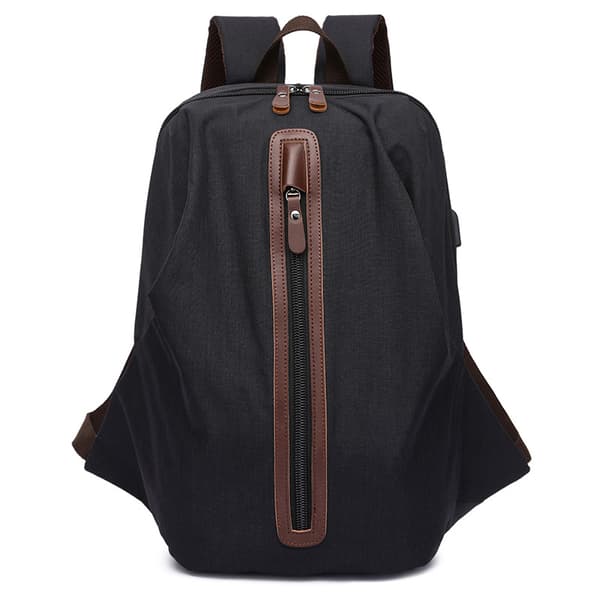 INF Ny Casual Business Laptop-ryggsekk for menn Sort