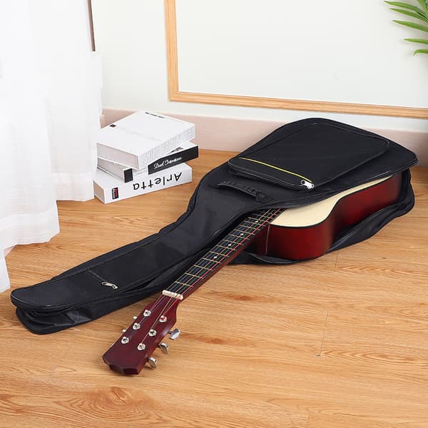 INF 41 tums akustisk gitarrväska - vadderad gigbag med ryggsäcksremmar