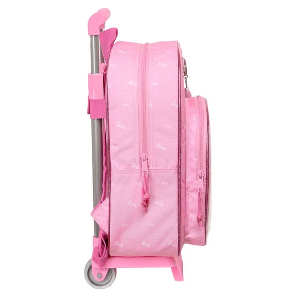 Reppu pyörillä Barbie Girl Pinkki 26 x 34 x 11 cm