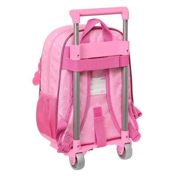 Reppu pyörillä Barbie Girl Pinkki 26 x 34 x 11 cm
