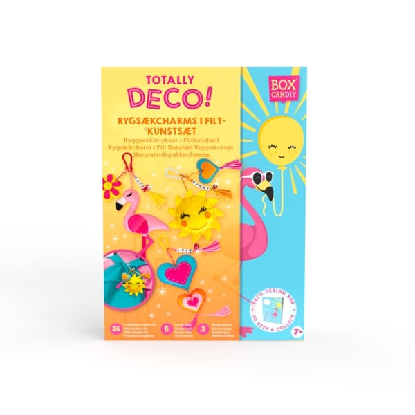 BOX CANDIY Ryggsekk Charms Felt Art - (BC-1954)