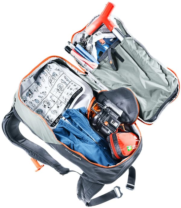 Deuter Alproof Lite 22L Avalanche Rygsæk - Tin/Sort