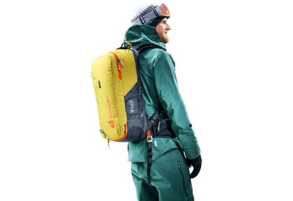Deuter Alproof Lite 22 Avalanche Rygsæk - Gurkemeje/Sort