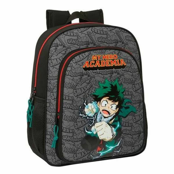 Skolryggsäck My Hero Academia Svart 32 X 38 X 12 cm