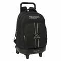 Miniatyrbilde 1 av 2: Skolebag Kappa Dark Svart 33 x 45 x 22 cm