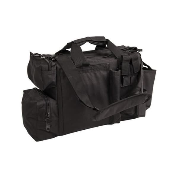 "Säkerhetsväska polis - Miltec - Svart - 100% polyester - 45 x 22 x 30,5 cm - Praktisk"