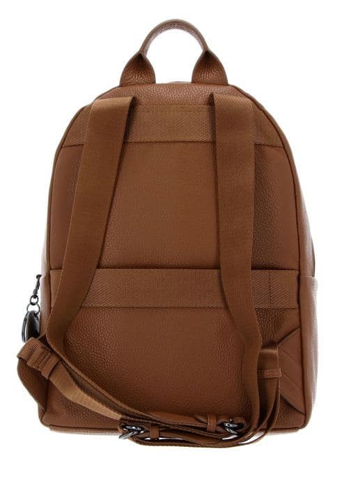 Ryggsäck - MANDARINA DUCK - Mellow Leather - 100% Läder - Brun - Praktiska fack