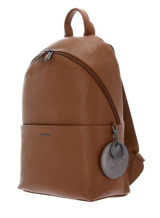 Ryggsäck - MANDARINA DUCK - Mellow Leather - 100% Läder - Brun - Praktiska fack