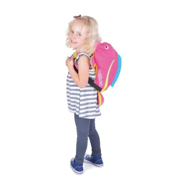 TRUNKI Paddlepak medium fish Coral - rosa