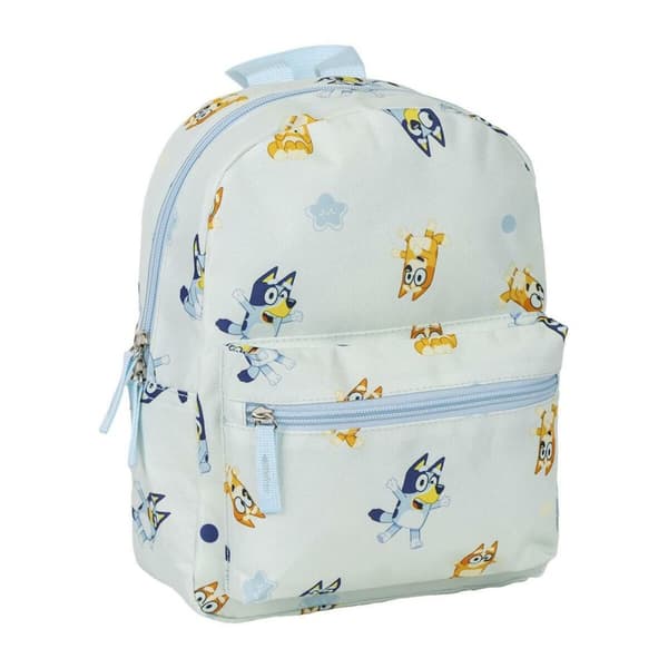 Skolebag Bluey Lyse Blå 22 x 27 x 9 cm