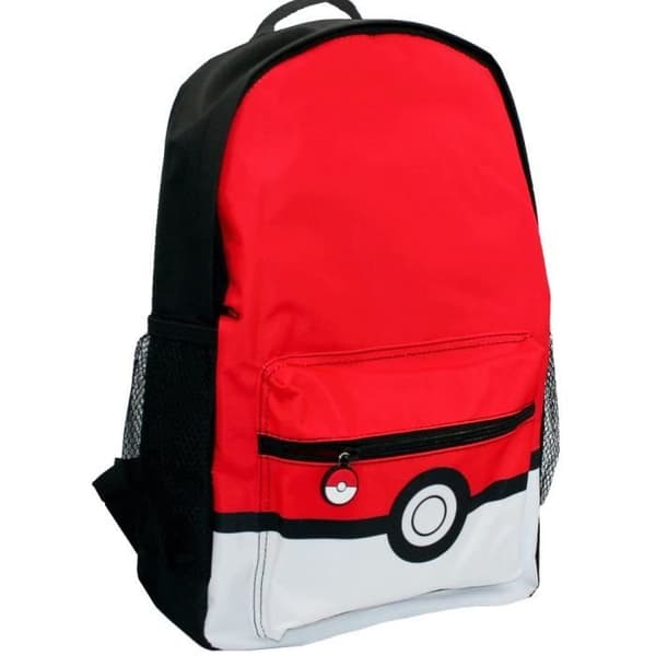 Ryggsäck - 4KIDS - Pokémon - Pokéball mönster - 40 x 30 x 12 cm - Barn