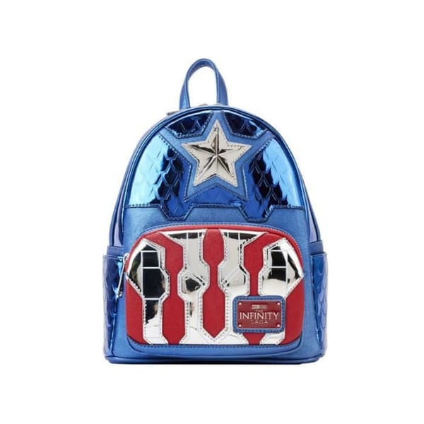 Ryggsäck - DISNEY - Captain America Infinity - Justerbara axelremmar - Tryckta detaljer - Polyuretan