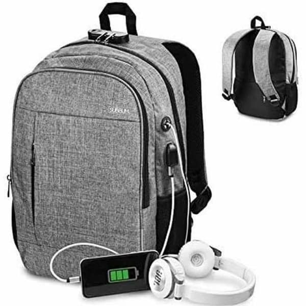 Ryggsäck - Subblim - Urban Lock - 16 tum - Vattentät - USB A - 2 fack