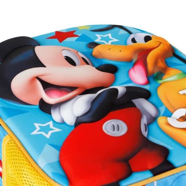 3D Ryggsäck Liten - Mickey Mouse Pal - Blå - KARACTERMANIA - Barn - Syntetisk - Rygg - Unisex