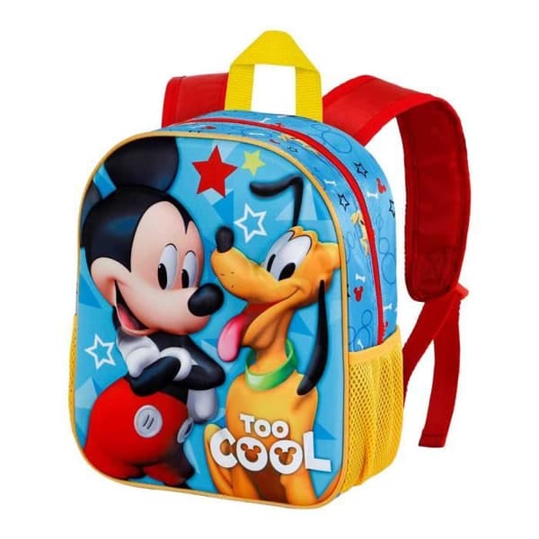 3D Ryggsäck Liten - Mickey Mouse Pal - Blå - KARACTERMANIA - Barn - Syntetisk - Rygg - Unisex