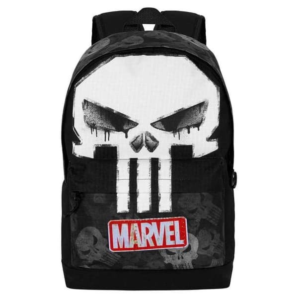 Ryggsäck - Marvel - Punisher Skalle - Svart - Ripstop - One Size