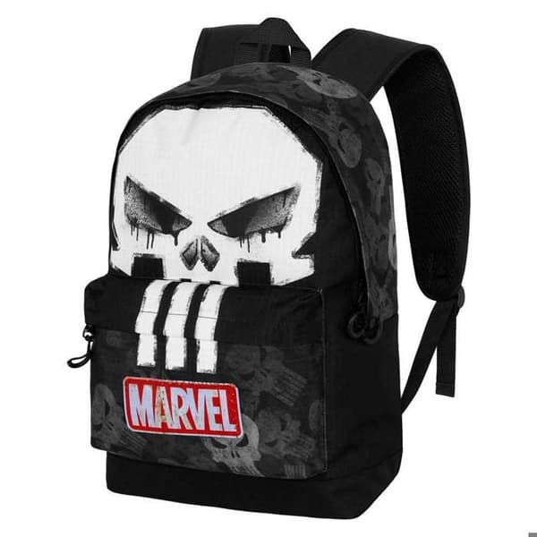 Ryggsäck - Marvel - Punisher Skalle - Svart - Ripstop - One Size