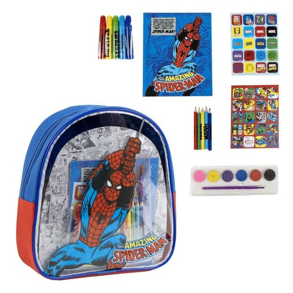 Tegneryggsekk for barn The Avengers Rosa 22 x 23 x 7 cm
