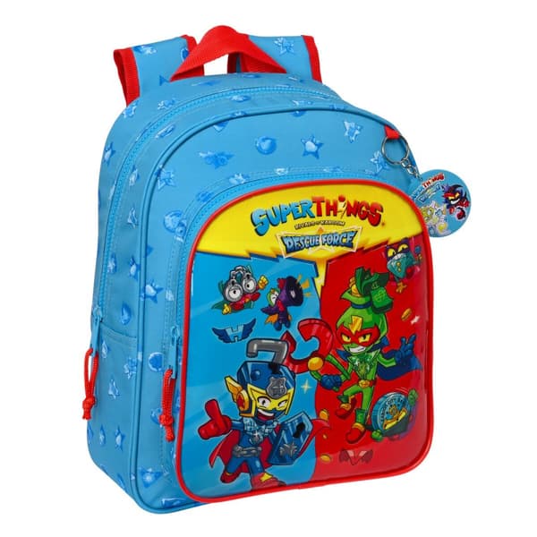 Skolryggsäck SuperThings Rescue Force Blå 27 x 33 x 10 cm