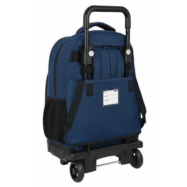 Skolerygsæk med Hjul BlackFit8 Urban Sort 33 x 45 x 22 cm