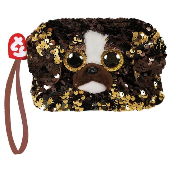 TY Modepung Hunde Brutus 13 cm Brun/Guld