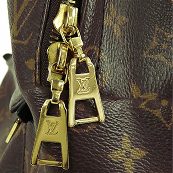 Pre-owned Louis Vuitton Monogram Palm Springs MM Brown