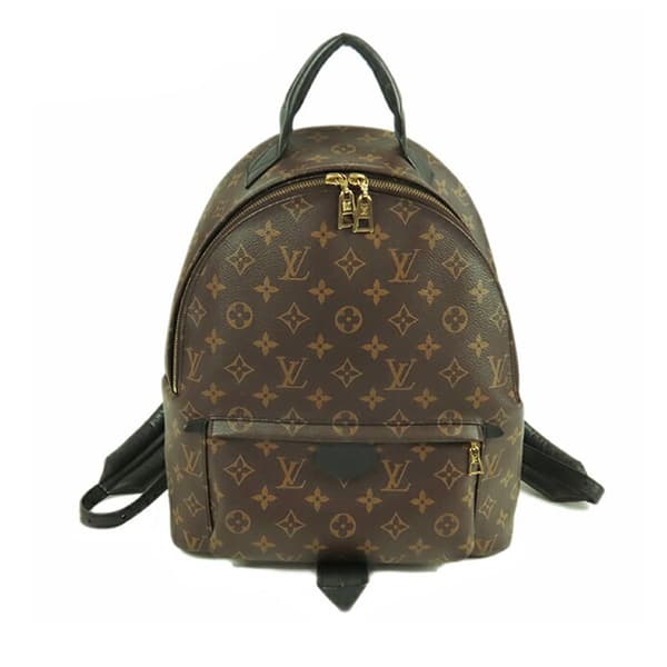 Pre-owned Louis Vuitton Monogram Palm Springs MM Brown
